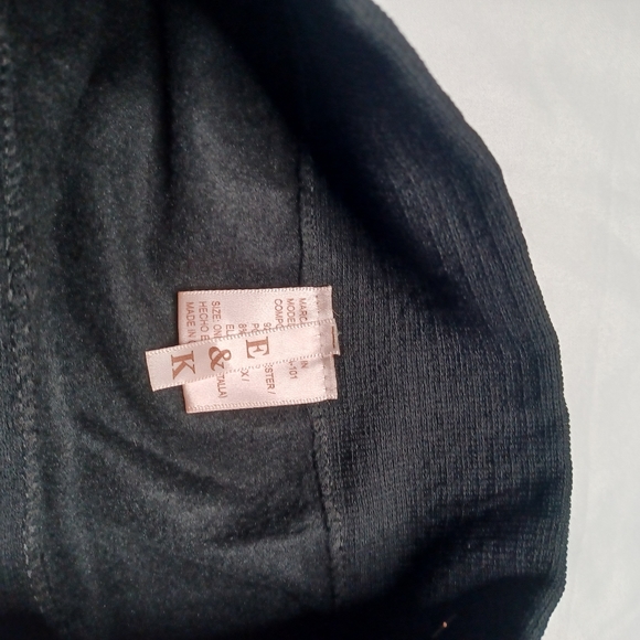 NWT Fit In E & K Black Leggings Size One Size Fit Most - Picture 4 of 10